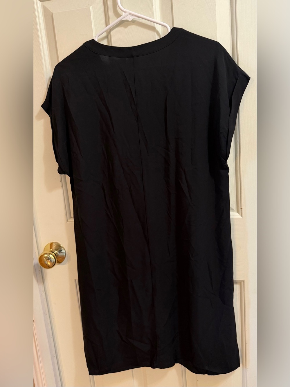 GAP V-Neck Little Black Dress | Minimalist | Quiet Luxury | Office Core | M - Picture 6 of 8